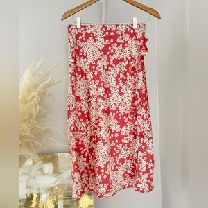 Socialite flora ruffle skirt